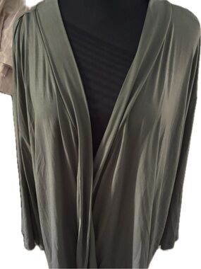 Olive Green Women's Open Front intimates robe xxl